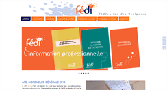 Desktop Screenshot of federation-du-design.com